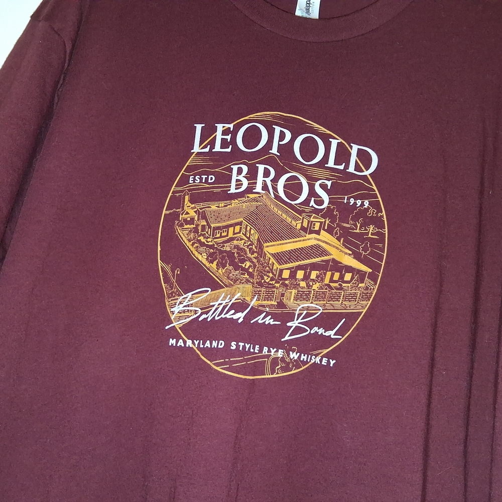 Men’s Burgundy Graphic Tee